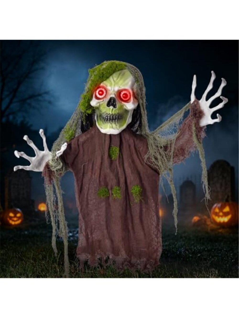 Halloween Decoration Outdoor Animatronic Zombie Groundbreaker, Halloween